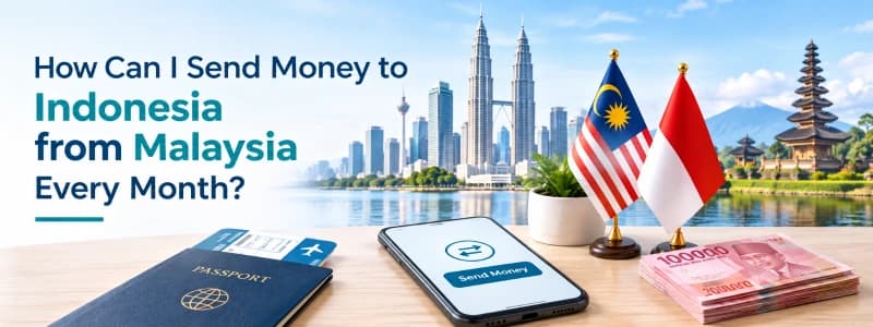 How to Send Money to Indonesia from Malaysia Monthly Wise - Lotus Remit